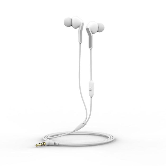 Muvit Auriculares E57 Blancos Ecológicos con Micrófono Incorporado y Diseño Ergonómico, Sonido Excepcional 4 Muvit Auriculares E57 Blancos Ecológicos con Micrófono Incorporado y Diseño Ergonómico, Sonido Excepcional 4