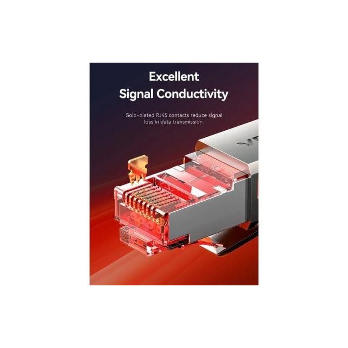 Cable de Red RJ45 SFTP Vention IKMHG Cat.8/ Gaming/ 1.5m/ Gris 2 Cable de Red RJ45 SFTP Vention IKMHG Cat.8/ Gaming/ 1.5m/ Gris 2