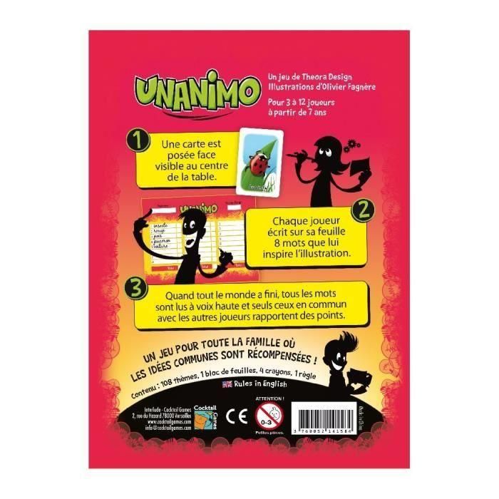 ASMODEE - Unanimo - Juego de mesa - Mixto 3 ASMODEE - Unanimo - Juego de mesa - Mixto 3