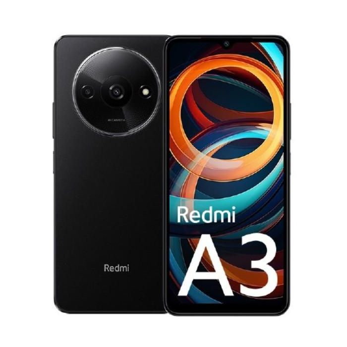Xiaomi Redmi A3 64GB 3GB RAM 4G Midnight Black - Teléfono Android 14, Pantalla 6.71" 90Hz, Cámara 8MP