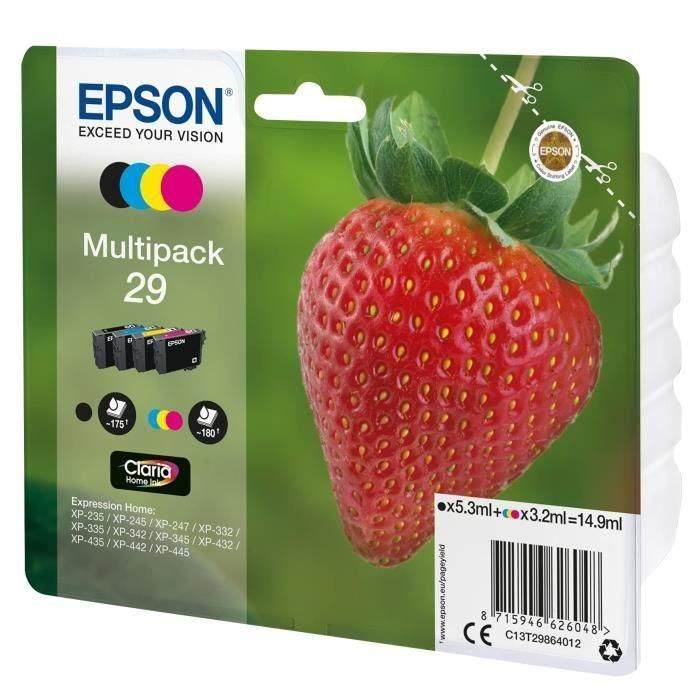 Epson Multipack Strawberry Cartucho - Negro, Cian, Magenta, Amarillo 2