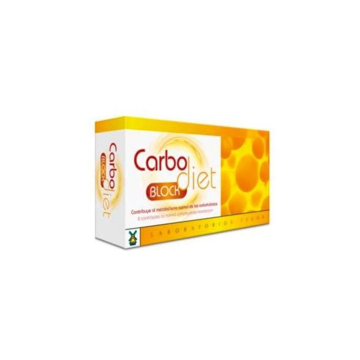 TEGOR Carbodiet Block 60Cap. Suplemento Faseolamina y Canela para Metabolismo Normal de Carbohidratos
