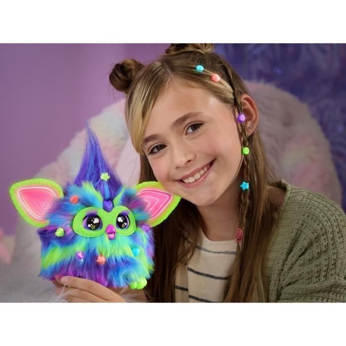 Furby Galaxy, peluche activado por voz que brilla en la oscuridad, juguetes interactivos, 6 años 4 Furby Galaxy, peluche activado por voz que brilla en la oscuridad, juguetes interactivos, 6 años 4