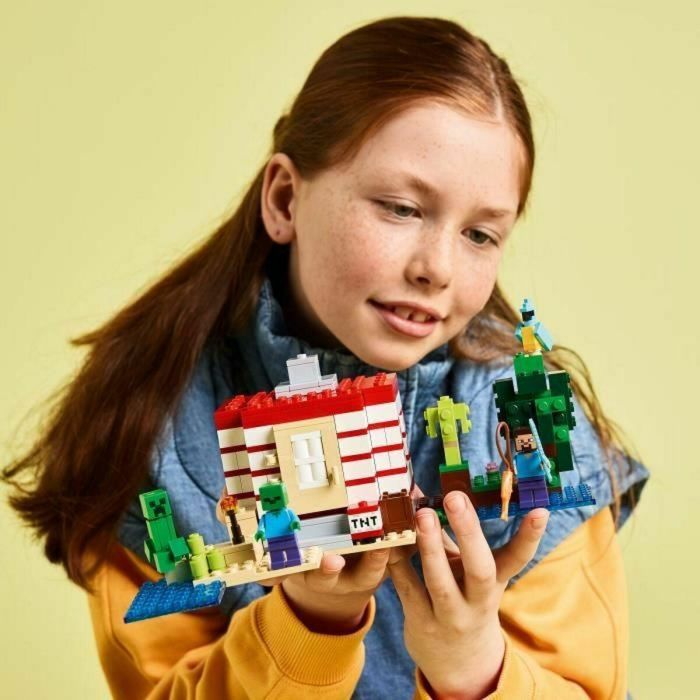 LEGO 21275 Minecraft La Casa-Dinamita de la Selva - Set de Construcción de Juguete con Steve, Creeper y Zombi +8 años 3