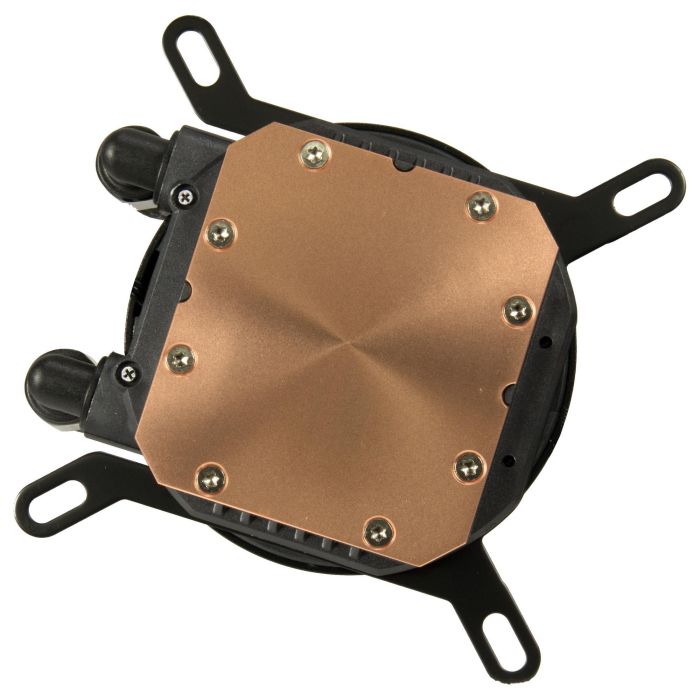 Inter-Tech Sistema de Refrigeración Líquida Todo en Uno Argus Iceman B-120 AIO 12 cm Negro, Compatible con PWM, TDP 200 W, CPU Cooler