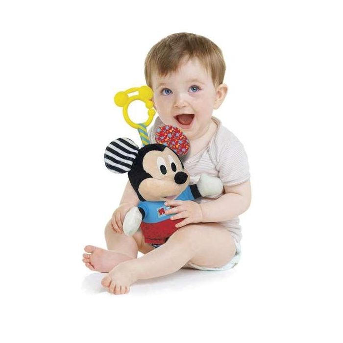 Clementoni Sonajero Mickey Peluche Texturas Con Mordedor 18x28x11 cm 5