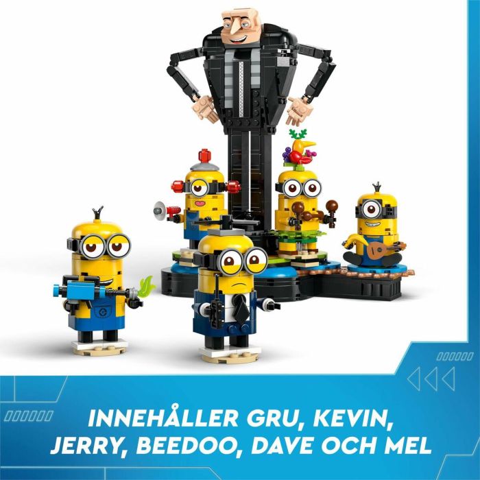 LEGO Gru Mi Villano Favorito - Set 75582 con Figura de Gru y Minions Bailando 14 LEGO Gru Mi Villano Favorito - Set 75582 con Figura de Gru y Minions Bailando 14