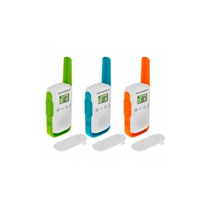 Motorola Walkie Talkie 42 Triple Pack PMR446 Alcance 4 km 16 Canales Autonomía 18 Horas 0 Motorola Walkie Talkie 42 Triple Pack PMR446 Alcance 4 km 16 Canales Autonomía 18 Horas 0