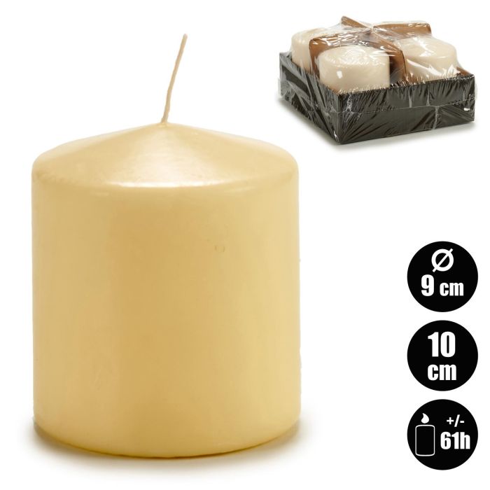 Vela Taco Crema Ancha 10Cm Acorde (12 Unidades) 3 Vela Taco Crema Ancha 10Cm Acorde (12 Unidades) 3