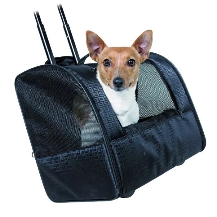 TRIXIE Bolsa con ruedas Elegance para perros y gatos, 45 x 41 x 31 cm, negro 1 TRIXIE Bolsa con ruedas Elegance para perros y gatos, 45 x 41 x 31 cm, negro 1
