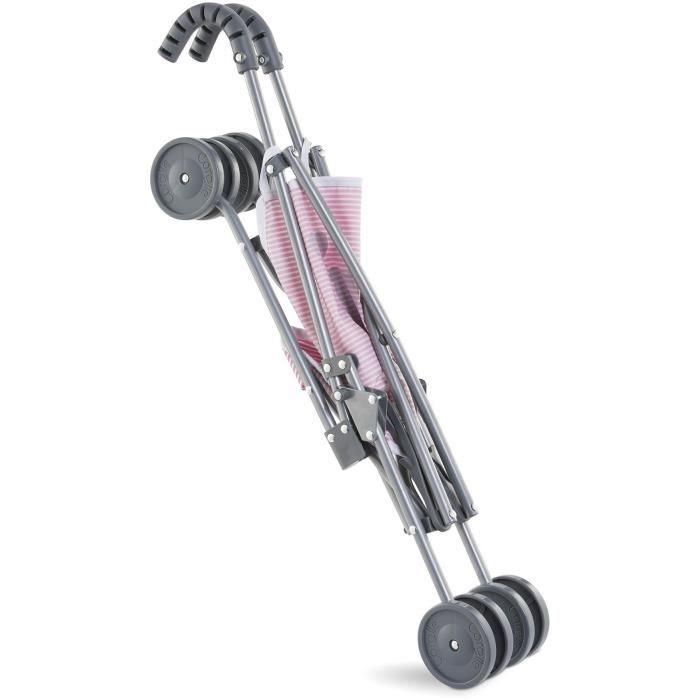 Accesorio bebé - COROLLE - Cochecito de caña rosa para bebé de 30, 36 y 42cm - A partir de 3 años 2 Accesorio bebé - COROLLE - Cochecito de caña rosa para bebé de 30, 36 y 42cm - A partir de 3 años 2