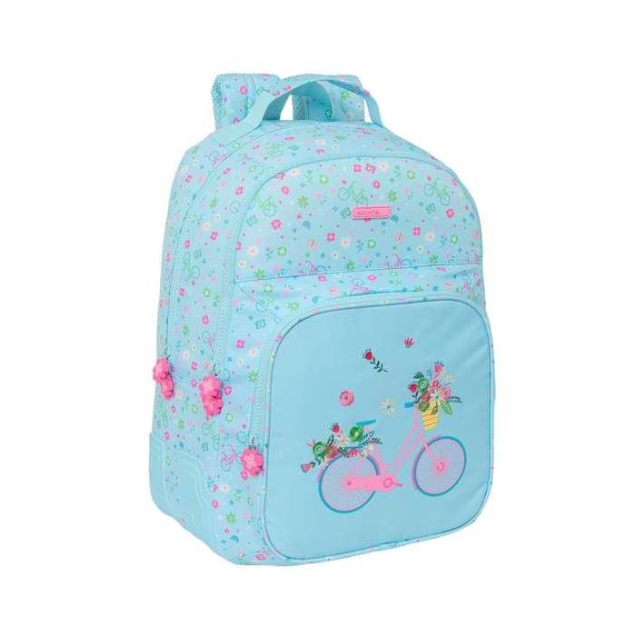 Mochila Escolar Safta Bicicleta Azul 32 x 42 x 15 cm 0 Mochila Escolar Safta Bicicleta Azul 32 x 42 x 15 cm 0