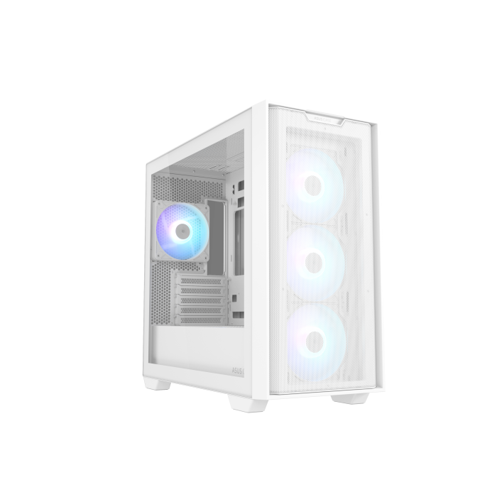 Asus A21 PLUS Blanco PC, Torre, micro ATX/Mini-ITX, 3x120mm Ventiladores, Iluminación RGB, 90DC00H3-B19010 5 Asus A21 PLUS Blanco PC, Torre, micro ATX/Mini-ITX, 3x120mm Ventiladores, Iluminación RGB, 90DC00H3-B19010 5
