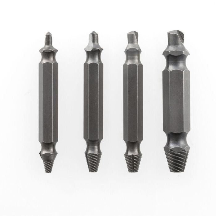 Brocas para Extraer Tornillos Dañados InnovaGoods 4 Unidades 3 Brocas para Extraer Tornillos Dañados InnovaGoods 4 Unidades 3