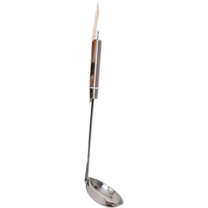 Quttin Cucharón de Cocina para Servir Alimentos de Acero Inoxidable Color Plata 30 cm de Longitud (Total 35 cm) (12 Unidades) 2