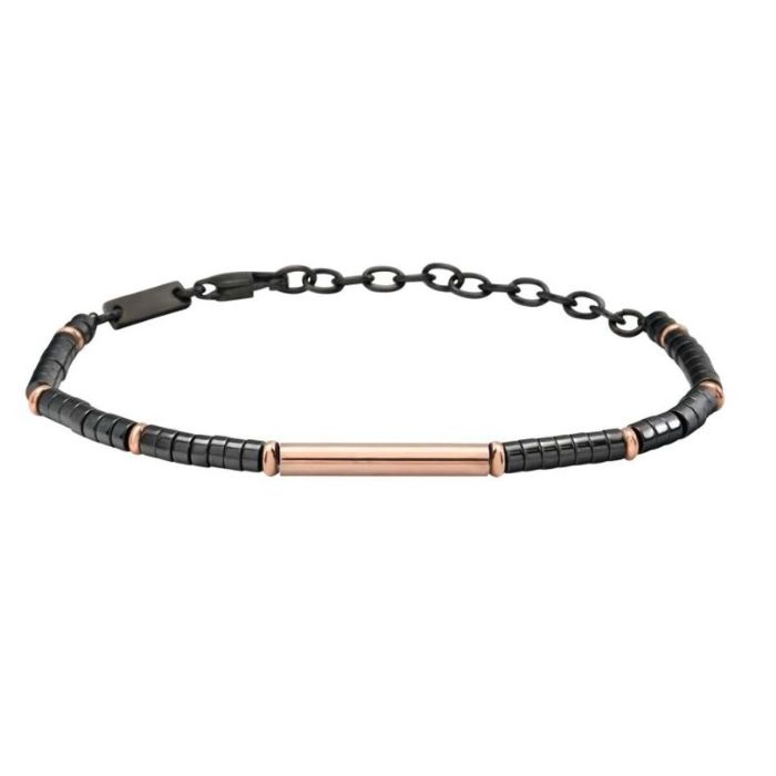 Pulsera Hombre Breil TJ3640 Plata de ley 925 Negro Pulsera Hombre Breil TJ3640 Plata de ley 925 Negro