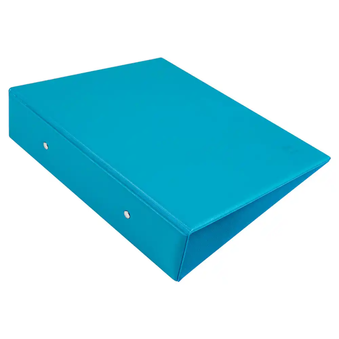 Liderpapel Carpeta de 2 Anillas 40 mm A5 Cartón Forrado PVC Azul 3
