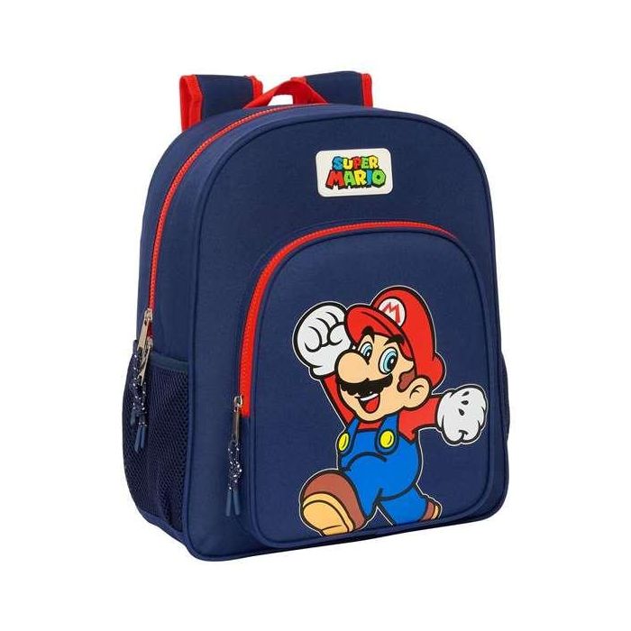 Mochila Safta Junior Adaptable A Carro Super Mario World 380x320x120 mm Mochila Safta Junior Adaptable A Carro Super Mario World 380x320x120 mm