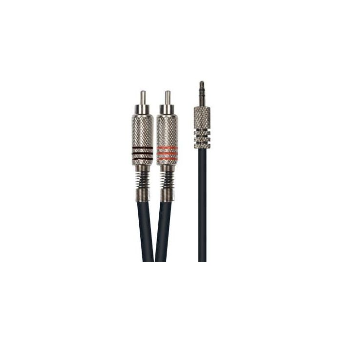 Cable De 3 Metros De Longitud. Mini Jack Stereo Macho A 2 Rca Macho Cable De 3 Metros De Longitud. Mini Jack Stereo Macho A 2 Rca Macho