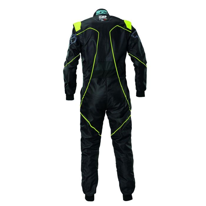 Omp Traje Karting Ks-3X Art Style 2 Fia 8877-2022 Adulto Negro-Amarillo Fluor Talla 46 OMPKA0-1733-A02-178-46 2