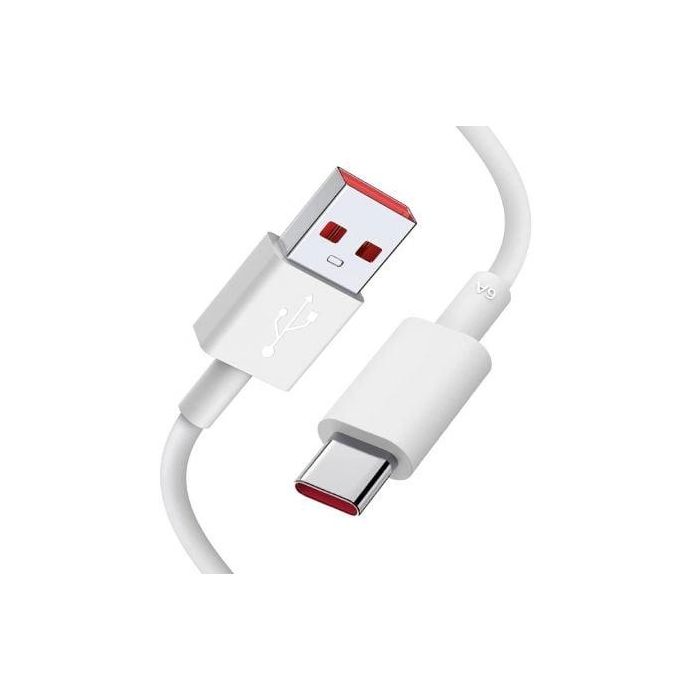 Xiaomi BHR6032GL Cable USB-A a USB-C 6A Carga Rápida y Datos 1m Blanco Compatible con Carga PD Xiaomi BHR6032GL Cable USB-A a USB-C 6A Carga Rápida y Datos 1m Blanco Compatible con Carga PD