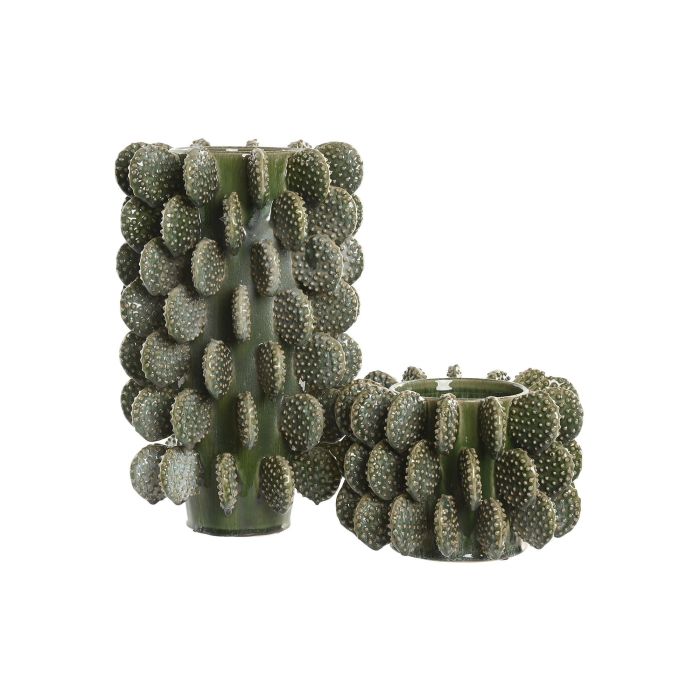 Jarron Tropical DKD Home Decor Verde 28 x 39 x 28 cm 3