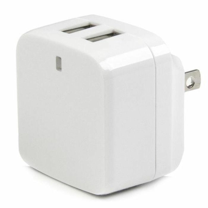 Cargador portátil Startech USB2PACWH Negro 65 W 3 Cargador portátil Startech USB2PACWH Negro 65 W 3