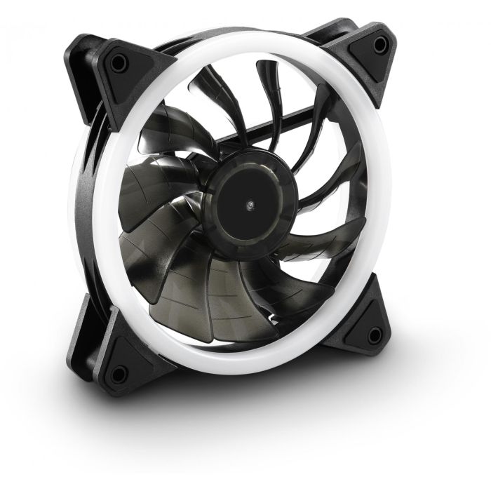 Sharkoon SHARK Blades PWM RGB Fan 120mm Ventilador de PC Negro, 400-1400 RPM, Iluminación Multi LED 2 Sharkoon SHARK Blades PWM RGB Fan 120mm Ventilador de PC Negro, 400-1400 RPM, Iluminación Multi LED 2