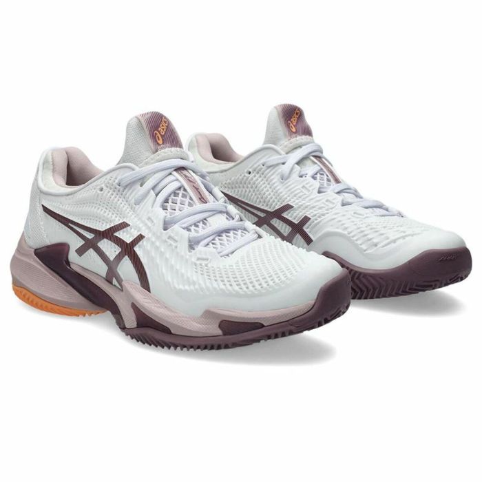 Zapatillas de Tenis para Mujer Asics Court Ff 3 Clay Blanco 3