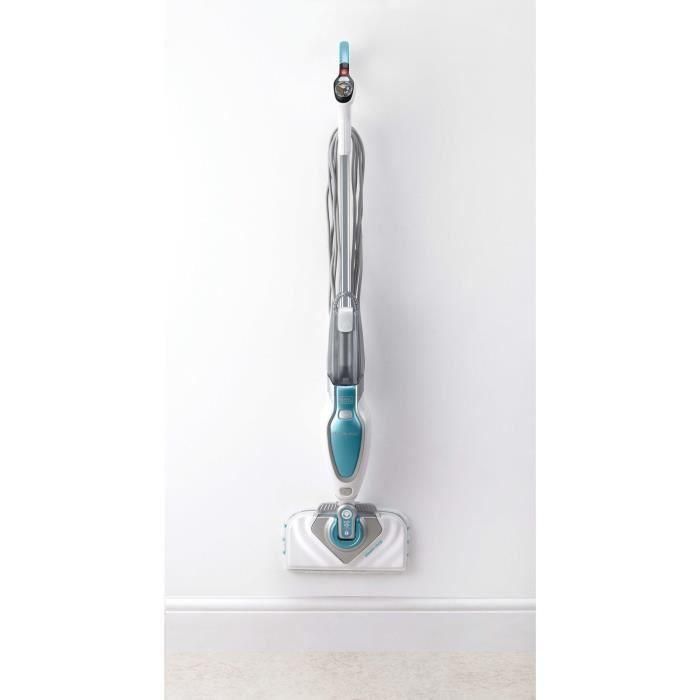 BLACK + DECKER FSM1630-QS Limpiador a vapor de escoba Deluxe - 1600W - 460 ml - Blanco 5 BLACK + DECKER FSM1630-QS Limpiador a vapor de escoba Deluxe - 1600W - 460 ml - Blanco 5