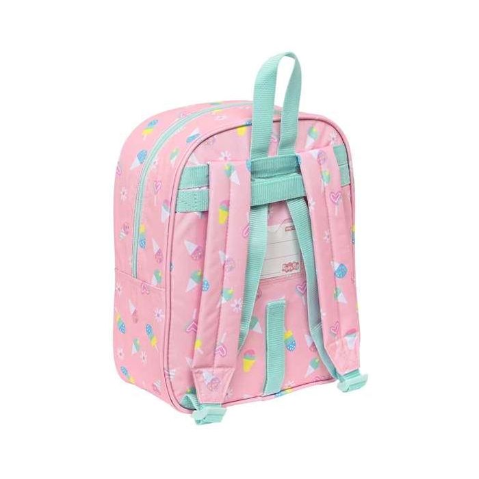 Mochila Escolar Peppa Pig Ice cream Rosa 22 x 27 x 10 cm 1