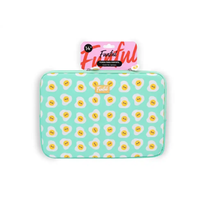 Wondee Funda para Portátil 14 Pulgadas Universal con Exterior Acolchado y Cierre de Cremallera 2