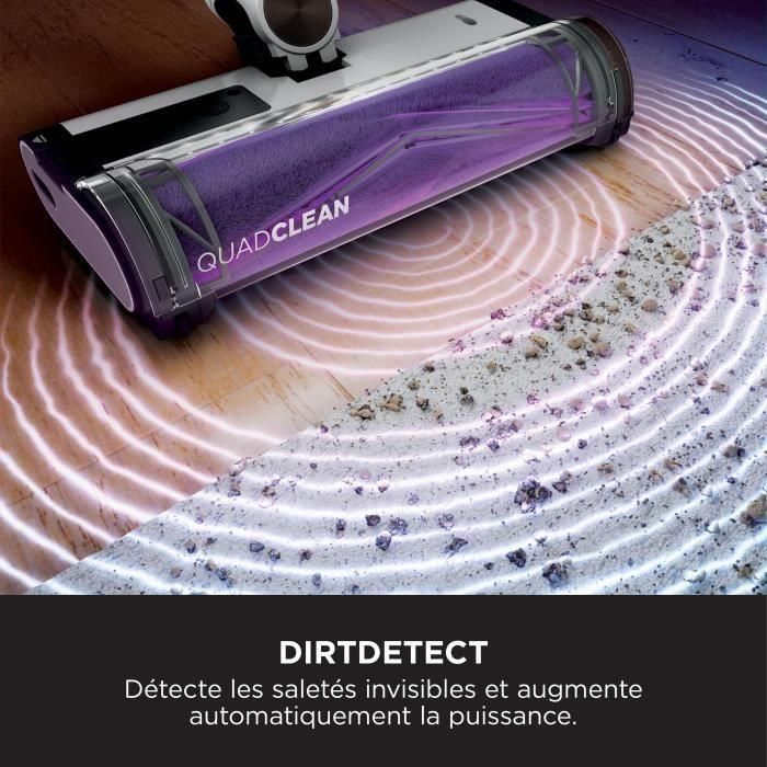 SHARK IW3612EU - Aspiradora escoba sin cable - 240 W - Vaciado automático de 2 L - 4 sensores - 3 modos de succión - Negro/Plata 1 SHARK IW3612EU - Aspiradora escoba sin cable - 240 W - Vaciado automático de 2 L - 4 sensores - 3 modos de succión - Negro/Plata 1