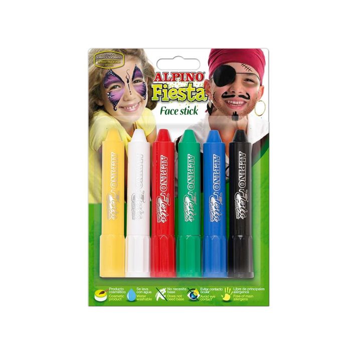 Alpino Maquillaje En Barra Fiesta Face Stick Pack De 6 C-Surtidos 1