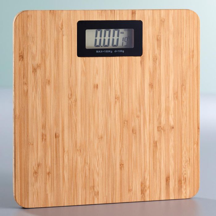 Day Báscula de Baño 180 Kg Bambú Precisión +/- 100g 1
