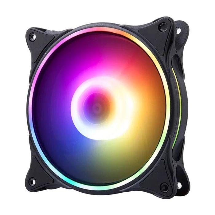 Hiditec VGCH10008 Ventilador de Caja PC 120mm ARGB Negro con Iluminación Multi-Anillo, Aspas Translucidas y Anti-Vibración 1 Hiditec VGCH10008 Ventilador de Caja PC 120mm ARGB Negro con Iluminación Multi-Anillo, Aspas Translucidas y Anti-Vibración 1