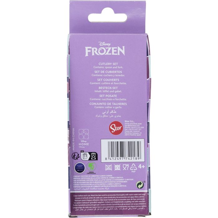 Juego De Cubiertos Elípticos Metálicos 2 Piezas Frozen CZ11341 2 Juego De Cubiertos Elípticos Metálicos 2 Piezas Frozen CZ11341 2
