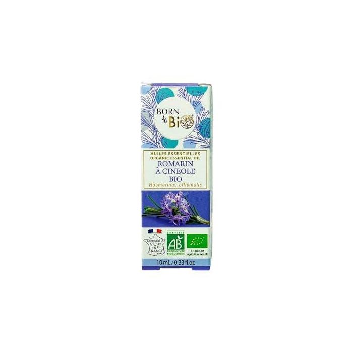 BORN TO BIO Romero Cinerol Aceite Esencial Orgánico 10 ml Bio