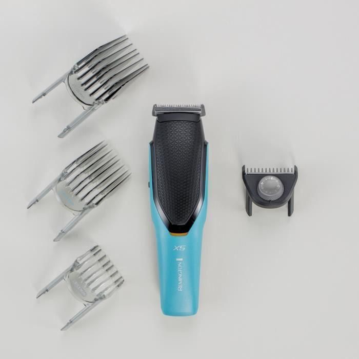 Remington Cortapelos HC5000 X5 Power Xseries, hasta 75 minutos de autonomía, con Modo Turbo y acabado en color Azul 4
