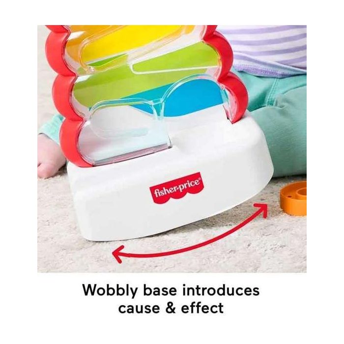 Juego pila de aritos que caen fisher-price 4 Juego pila de aritos que caen fisher-price 4