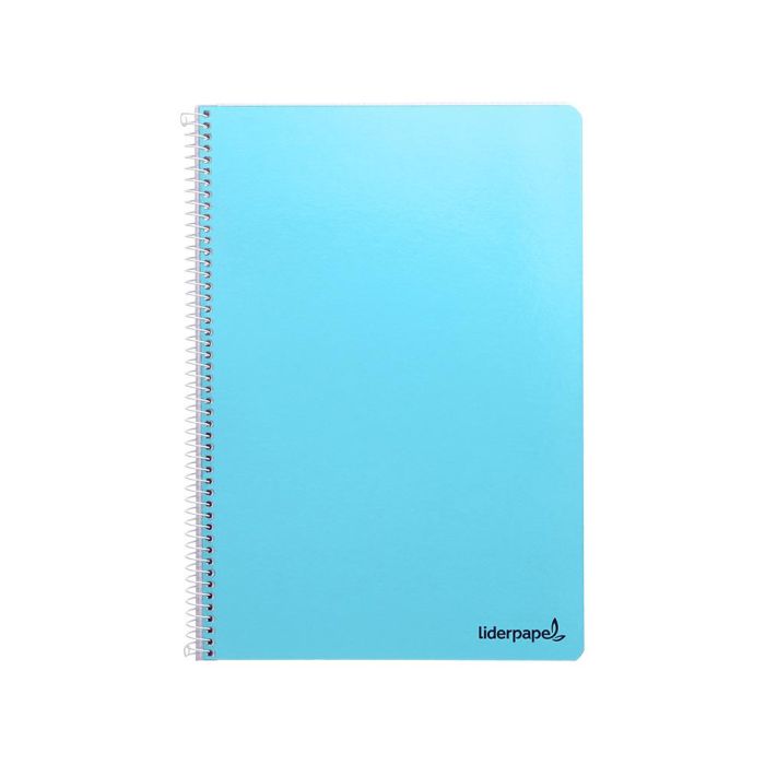 Cuaderno Espiral Liderpapel Folio Smart Tapa Blanda 80H 60 gr Pauta 2,5 mm Con Margen Colores Surtidos 10 unidades 3