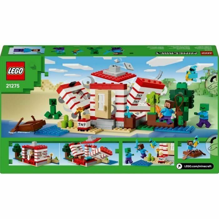 LEGO 21275 Minecraft La Casa-Dinamita de la Selva - Set de Construcción de Juguete con Steve, Creeper y Zombi +8 años 1
