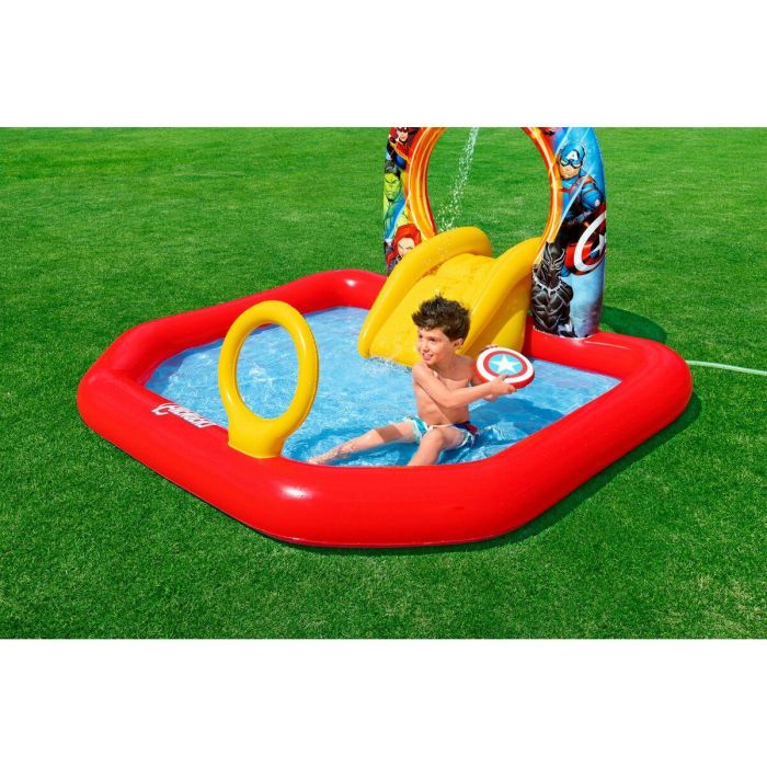 Piscina Infantil Bestway The Avengers Multicolor +2 Años PVC Plástico 5 Piscina Infantil Bestway The Avengers Multicolor +2 Años PVC Plástico 5