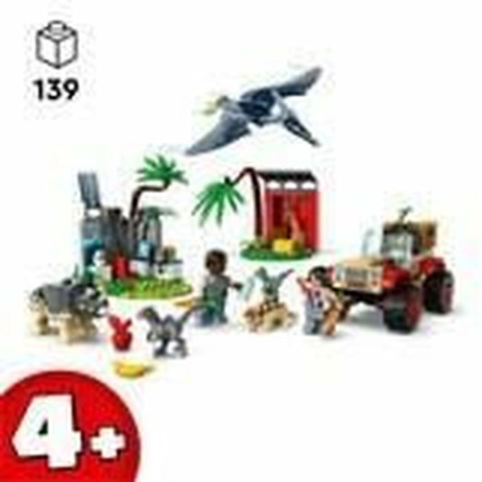 LEGO 76963 Jurassic World Centro de Rescate de Bebés Dinosaurios, Juguete con Figuras de Triceratops y Velociraptor 5 LEGO 76963 Jurassic World Centro de Rescate de Bebés Dinosaurios, Juguete con Figuras de Triceratops y Velociraptor 5