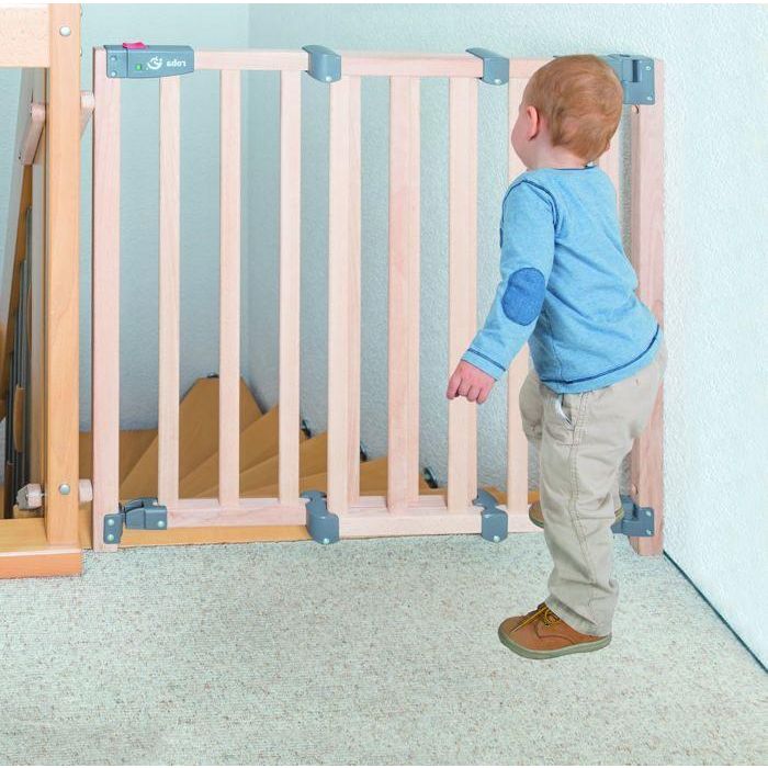 Barrera de seguridad para bebés para escaleras Safety Up - ROBA - Ancho de 93,5 a 120,5 cm 4 Barrera de seguridad para bebés para escaleras Safety Up - ROBA - Ancho de 93,5 a 120,5 cm 4