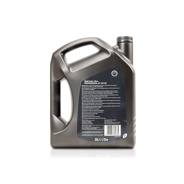 Shell Helix Ultra Pro Cs3 5W30 5 L Aceite de Motor 100% Sintético API SL ACEA A5/B5 Ford WSS-M2C913-C/D 1