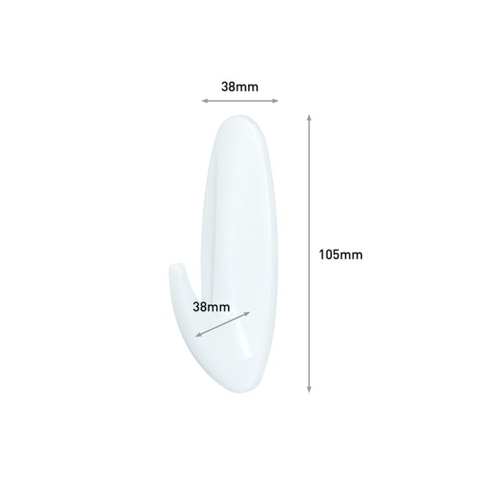 Gancho para colgar 3M 2,2 Kg Blanco Madera Plástico (1 unidad) 1 Gancho para colgar 3M 2,2 Kg Blanco Madera Plástico (1 unidad) 1
