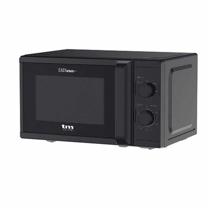 Microondas TM Electron Negro 700 W 20 L Microondas TM Electron Negro 700 W 20 L