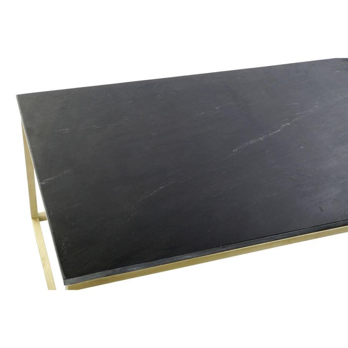 Mesa de Centro DKD Home Decor Negro Dorado Mármol Hierro 100 x 61 x 43 cm 4 Mesa de Centro DKD Home Decor Negro Dorado Mármol Hierro 100 x 61 x 43 cm 4