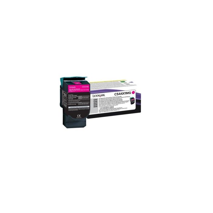 Toner Lexmark Laser C544 - X544 C544x1 mg Magenta 4000 Paginas 1